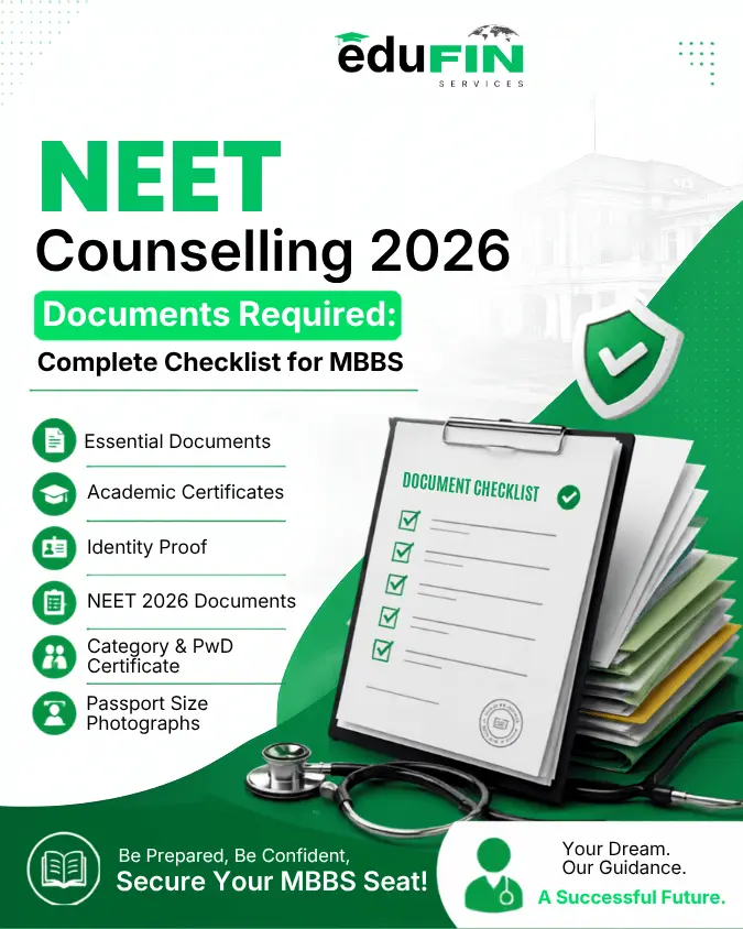NEET Counselling 2026 Documents Required: Complete Checklist for MBBS